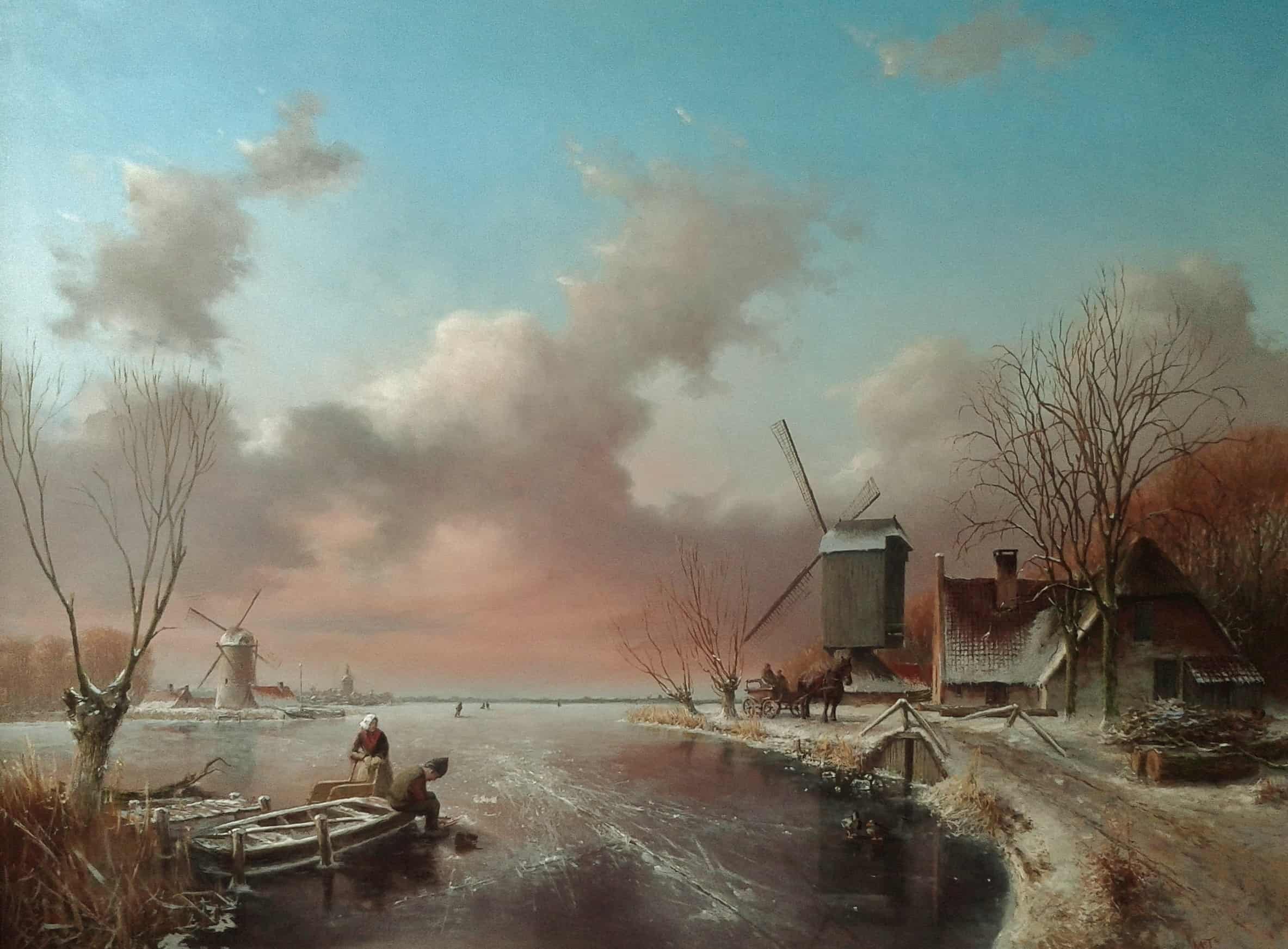 Winterlandschap 2014 – Olieverf op paneel – 120 x 93 cm