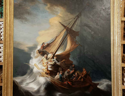 Christus in de storm op het meer van Galilea